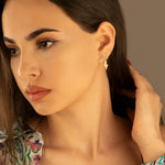 925 Sterling Silver Cloud And Lightning Dangle Earrings