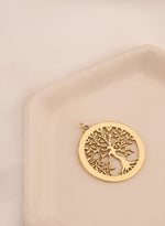 925 Sterling Silver Boş Hayat Ağacı