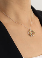 925 Sterling Silver Hoop K.Atatürk, Crescent & Star, Kocatepe