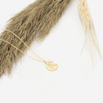 925 Sterling Silver Double Initial Necklace (Zi̇nci̇ri̇ Cs40005)
