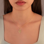 925 Sterling Silver Royale Symbol Necklace