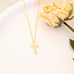 925 Sterling Silver Small Cross Necklace