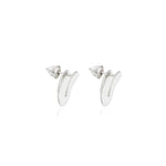925 Sterling Silver Circle Ear Jacket Earring