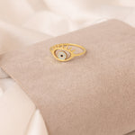 925 Sterling Silver Evil Eye Ring