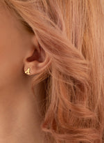 925 Sterling Silver Initial Studs