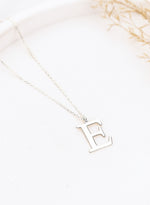 925 Sterling Silver Letter Necklace