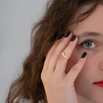 925 Sterling Silver Chevron Ring