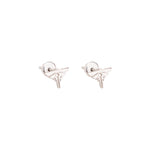 925 Sterling Silver Firefly Studs