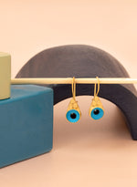 925 Sterling Silver Evil Eye Earrings
