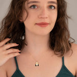 925 Sterling Silver Enamel Dog Necklace 733
