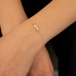 925 Sterling Silver Multicolored Fish Bracelet