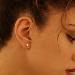 925 Sterling Silver Teardrop Stud Earrings