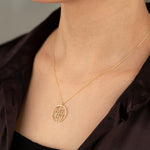 925 Sterling Silver Fibonacci Golden Ratio Necklace