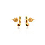 925 Sterling Silver Candy Cane Studs