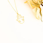 925 Sterling Silver Hamsa Necklace
