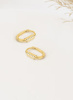 925 Sterling Silver Spiral Kemerli U Earrings
