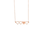 925 Sterling Silver Initial On Heart Necklace