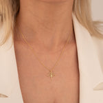 925 Sterling Silver Lotus Flower Necklace,
