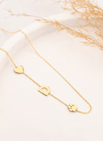 925 Sterling Silver Heart, Letter, Paw Necklace