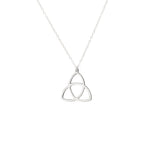 925 Sterling Silver Trinity Knot Necklace