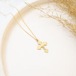 925 Sterling Silver Cross Name Necklace,