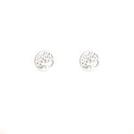 925 Sterling Silver Tree Of Life Studs
