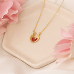 925 Sterling Silver Couple Love Necklace