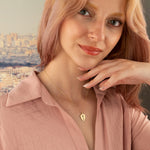 925 Sterling Silver Cross Shield Necklace
