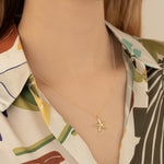 925 Sterling Silver Deni̇z Stari Necklace