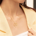 925 Sterling Silver Heart Name Necklace