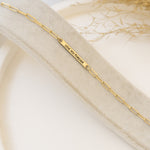 925 Sterling Silver Paperclip Bar Bracelet