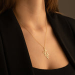 925 Sterling Silver Om Breathe Necklace