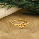 925 Sterling Silver Round Symbol Statement Ring
