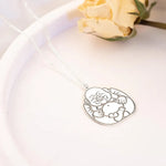 925 Sterling Silver Buda Heykel Necklace