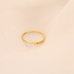 925 Sterling Silver Initial Ring