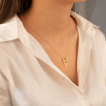 925 Sterling Silver Transgender Symbol Necklace