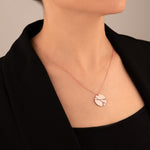 925 Sterling Silver Cracked Kintsugi Necklace