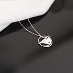 925 Sterling Silver Ezra Symbol Necklace