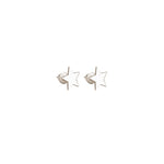 925 Sterling Silver Minimalist Star Studs