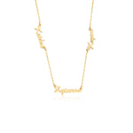 925 Sterling Silver Personalized Multiple Name Necklace