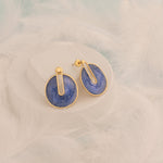 Silvery Blue Earrings