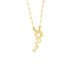 925 Sterling Silver Paperclip Chain Necklace With Name,