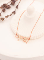 925 Sterling Silver Elvish Tengwar Name Necklace