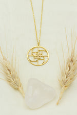 925 Sterling Silver Fibonacci Golden Ratio Necklace