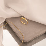925 Sterling Silver Bow Tie Ring
