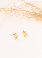 925 Sterling Silver Number Earrings,