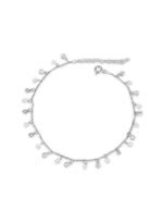 925 Sterling Silver Crystal Pave Star Bracelet