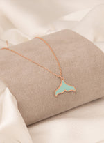 925 Sterling Silver Whale Tail Necklace