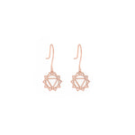 925 Sterling Silver Solar Plexus Chakra Earring