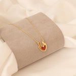925 Sterling Silver Couple Love Necklace